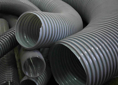 PVC Suction and Delivery Heavy Duty Grey