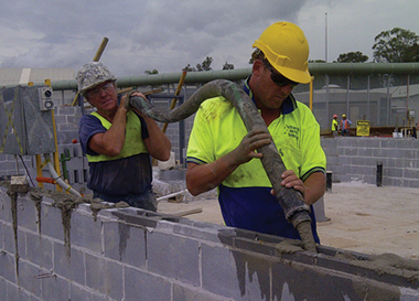 Grout Delivery Hose Photo